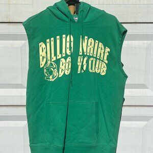 Billionaire Boys Club Green Hoodie Vest/Sleeveless Hoodie